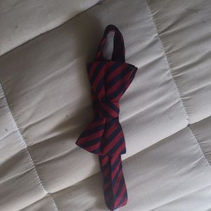 Men’s striped bow tie